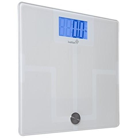 Ivation Ultra Thin LCD Tempered Glass Digital Bathroom & Gym Scale –  Ivation Products