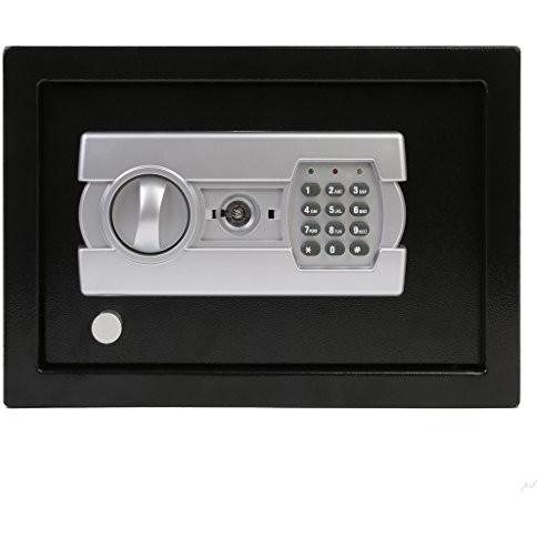 Electronic Gun Drawer Safe W Full-digit Keypad & Override Keys 