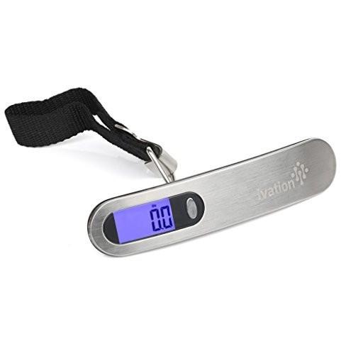 Digital Luggage Scale Handheld - 110-Pound Capacity by Ivation