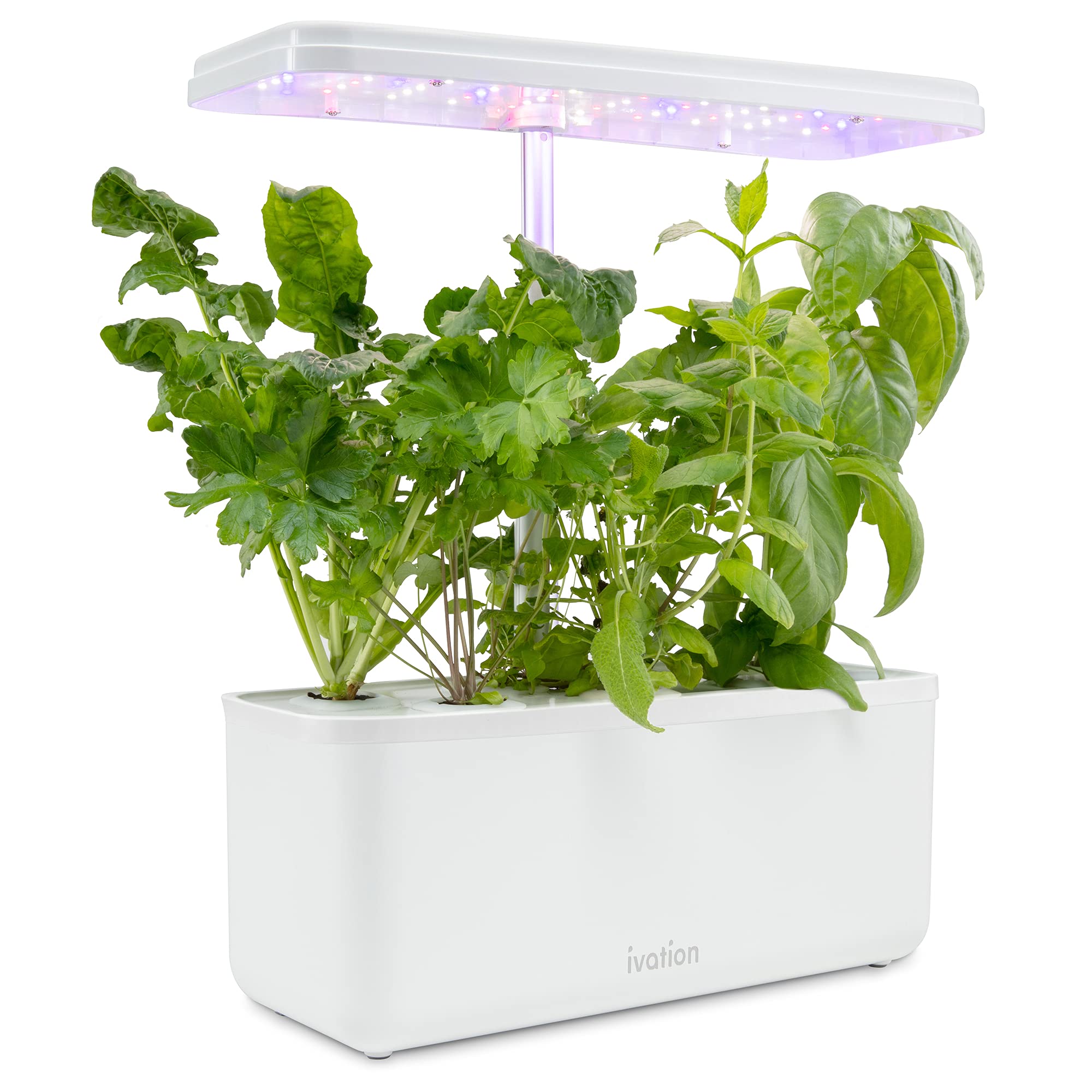 Ivation 7 Pod Hydroponics Growing System Indoor Gardening System with