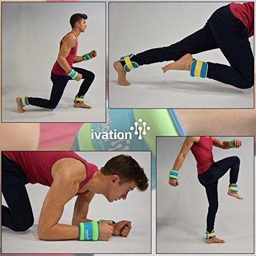 BalanceFrom Fully Adjustable Ankle Wrist Arm Leg Weights - Deva