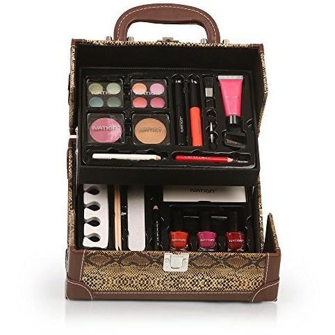 Ivation All-in-One Makeup Kit Gift Set, Cosmetic Beauty Box Gift Set