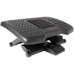 Black Rocking Footrest Massage Under Desk with Soothing Massage Points and  Rollers, Swinging Foot Stool Support - Quickway Imports Inc