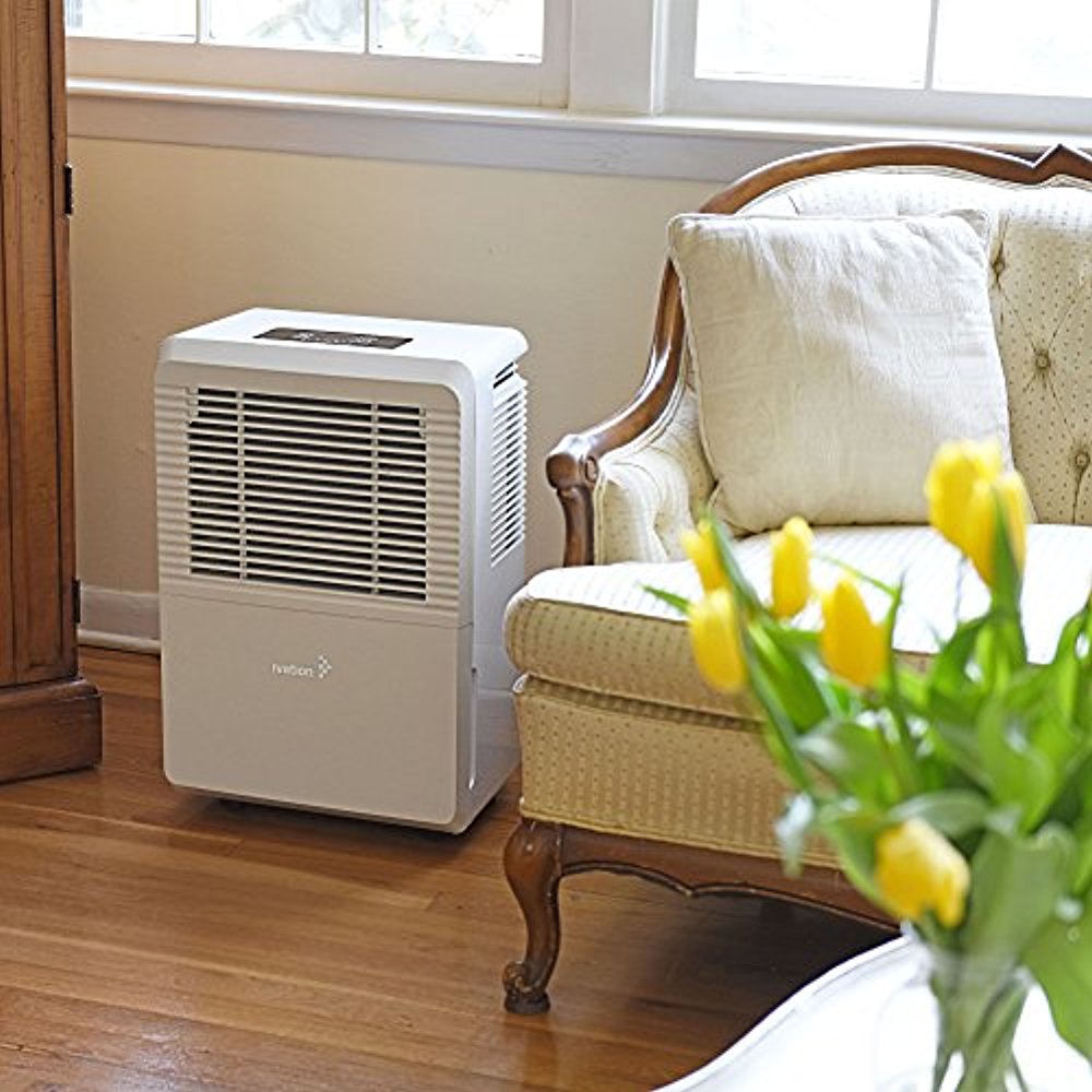 Ivation 70 Pint Energy Star Dehumidifier Large Capacity For