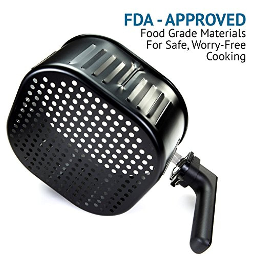 Reusable Air Fryers Filter Basket Food-Grade Stainless Steel