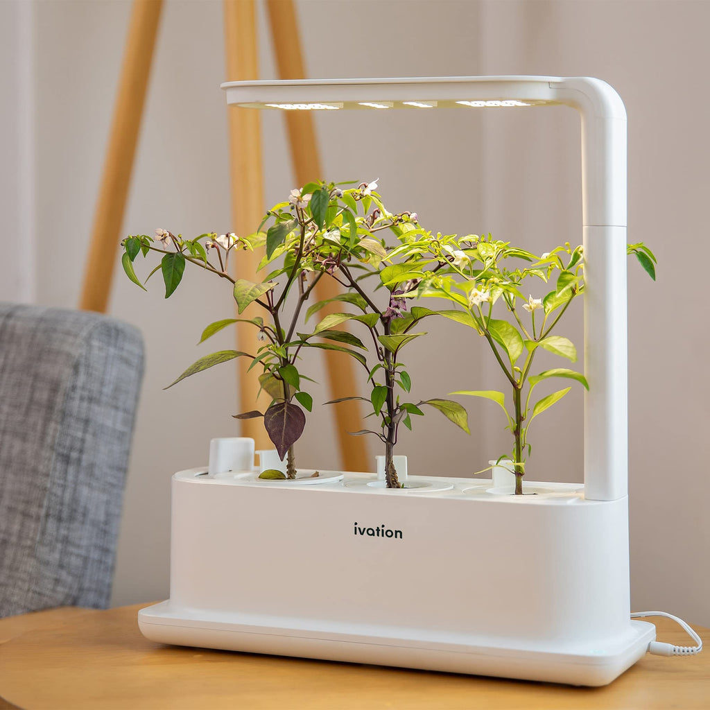 Ivation 3 Pod Hydroponics Growing System Indoor Gardening System